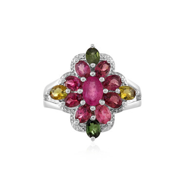 Anello in argento con Tormalina