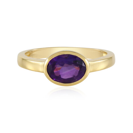 Amethyst Silver Ring