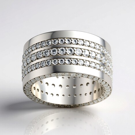 Ciondolo in argento con Zircone (MONOSONO COLLECTION)