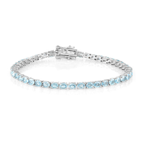 Brazalete en plata con Zircón de Ratanak Kirí