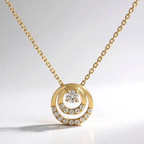Collana in oro con Diamante I1 (H) (CIRARI)