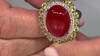 Anillo en plata con Cornalina (Adela Silber)