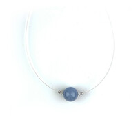 Collana in argento con Angelite