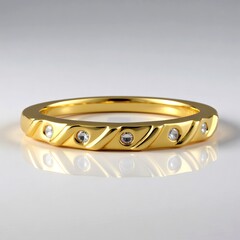 Anello in argento con Diamante I2 (I)