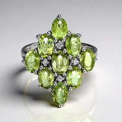 Anello in argento con Tormalina Paraíba