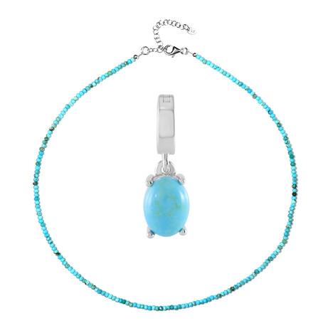 Parure in argento con Turchese