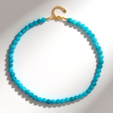 Collana in argento con Quarzo Acqua