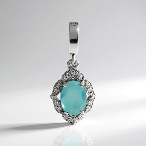 Ciondolo in argento con Grandidierite