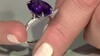 Anillo en plata con Amatista de Zambia (de Melo Essence)