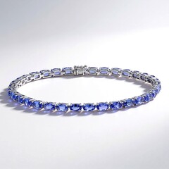 Bracciale in oro con Tanzanite AAA