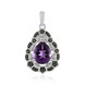 Amethyst-Silberanhänger