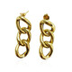 Boucles d'oreilles en argent (M de Luca)
