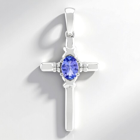 Ciondolo in argento con Tanzanite (Pallanova)
