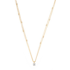 Gouden halsketting met een SI2 (H) Diamant (CIRARI)