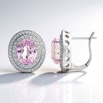 Orecchini in argento con Kunzite