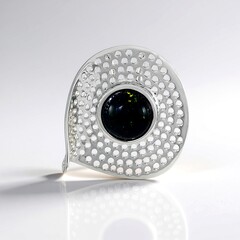 Ciondolo in argento con Opale Mezezo