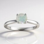 Anello in argento con Opale di Welo
