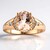 Anello in oro con Morganite AAA