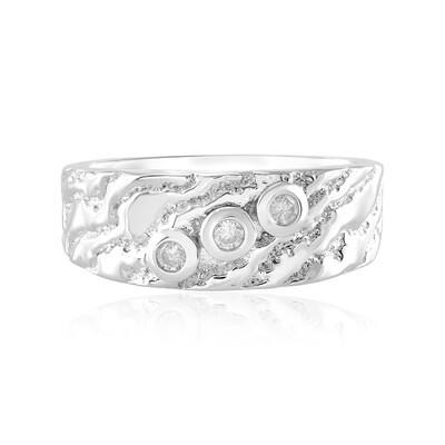 Bague en argent et Diamant I2 (H) (de Melo)