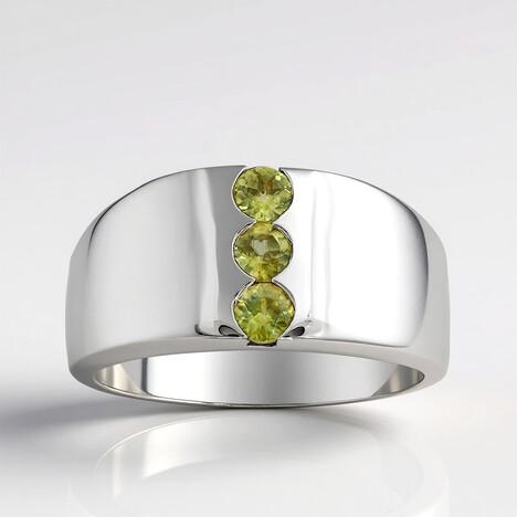 Anello in argento con Sfene