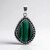 Pendentif en argent et Malachite (Art of Nature)