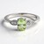 Anello in argento con Tsavorite della Tanzania