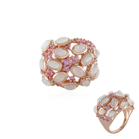 Weißer Mondstein-Silberring (KM by Juwelo)