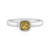 Bague en argent et Citrine (MONOSONO COLLECTION)