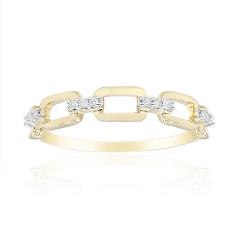 Anello in oro con Diamante SI1 (G) (Annette)