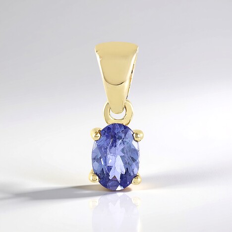 Ciondolo in oro con Tanzanite