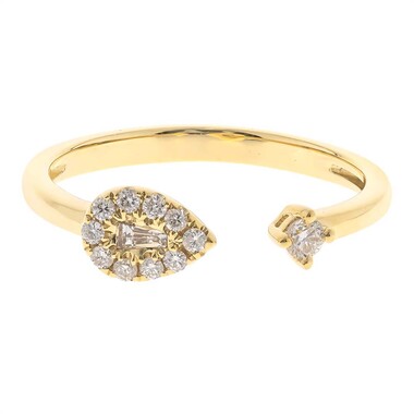 SI1 (H) Diamant-Goldring (CIRARI)