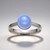 Anello in argento con Agata Lace Blu