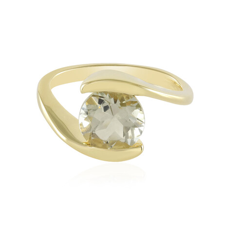 Anello in argento con Ametista Verde