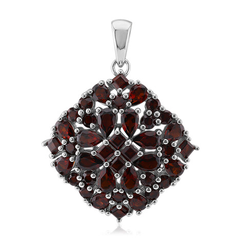 Ciondolo in argento con Granato Mozambico