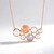 Collana in argento con Pietra di Luna Pesca (KM by Juwelo)