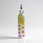 Ciondolo in argento con Zaffiro Giallo (Adela Silber)