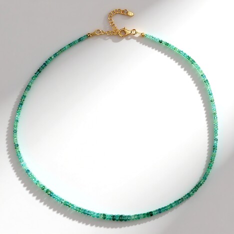Collana in argento con Smeraldo Zambia