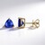 Boucles d'oreilles en or et Tanzanite AAA (CIRARI)