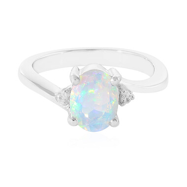 Anello in argento con Opale di Welo