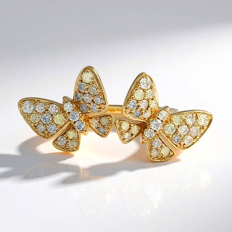 Bague en or et Diamant fancy SI2 (CIRARI)