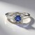 Anello in argento con Tanzanite