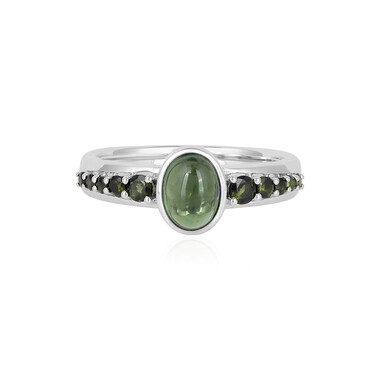 Brasilianischer Grüner Turmalin-Goldring (KM by Juwelo)