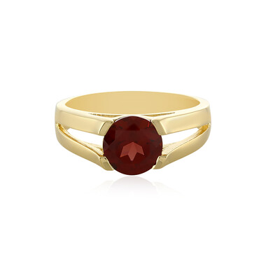 Anello in argento con Granato Mozambico