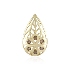 Ciondolo in oro con Diamante Champagne I2 (Ornaments by de Melo)