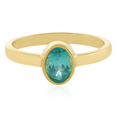 Anello in argento con Apatite Blu