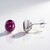 Boucles d'oreilles en argent et Fluorite rose (CUSTODANA)