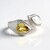 Anello in argento con Zircone Giallo (SAELOCANA)