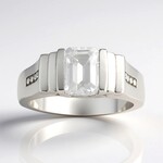 Anello in argento con Kunzite Bianca (Pallanova)