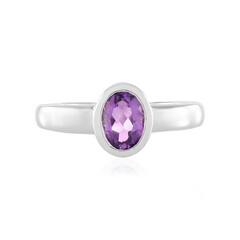 Anello in argento con Ametista Uruguay