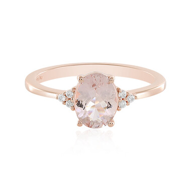 Anillo en plata con Morganita